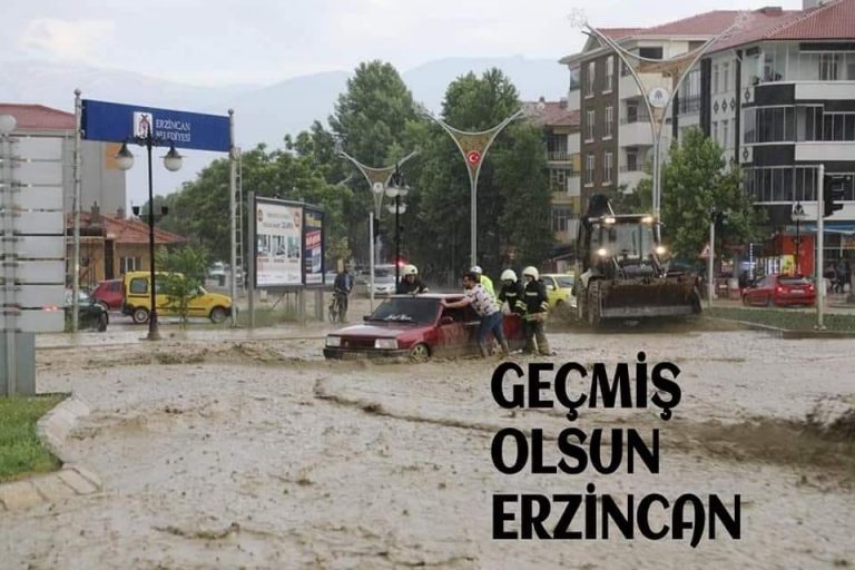 ERZİNCAN SEL’İN  YARALARINI SARIYOR