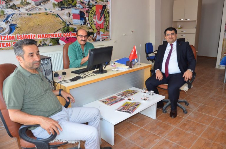 KAYMAKAM CAFER KAYMAKÇI  GAZETEMİZİ ZİYARET ETTİ