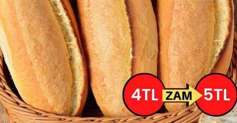 TERCAN’DA EKMEK 5 TL OLDU