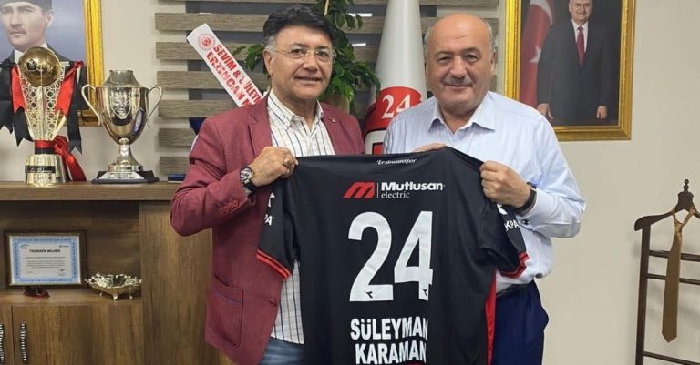 MİLLETVEKİLİ KARAMAN’DAN 24 ERZİNCANSPOR’A DESTEK SÖZÜ