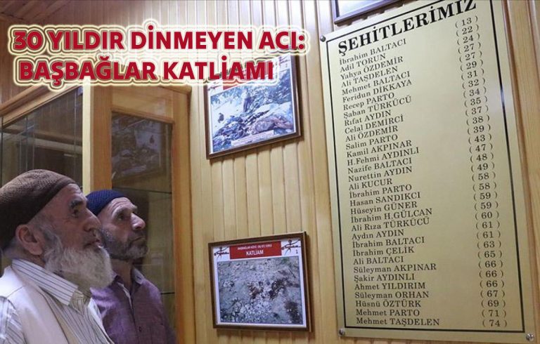 30 YILDIR DİNMEYEN ACI” BAŞBAĞLAR KATLİAMI”