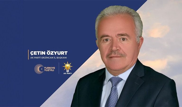AK PARTİ ERZİNCAN İL BAŞKANLIĞINA ÇETİN ÖZYURT ATANDI