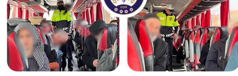 TERCAN’DA OTOBÜSLERDE KEMER DENETİMİ