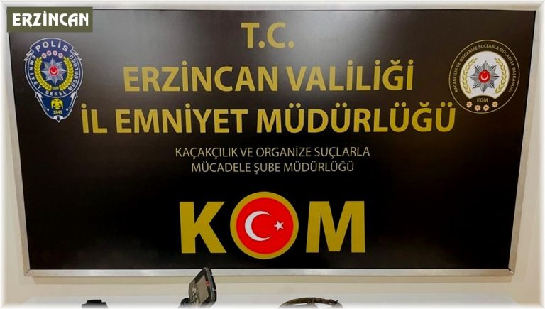 ERZİNCAN’DA TARİHİ ESER KAÇAKÇILIĞI OPERASYON