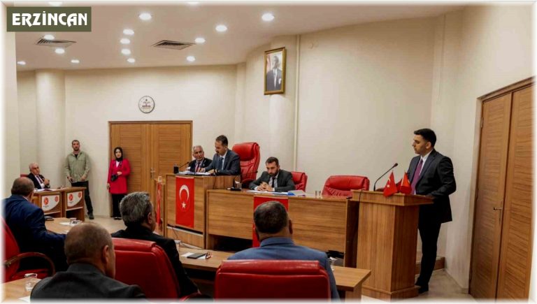 ERZİNCAN İL GENEL MECLİSİ OLAĞAN TOPLANTISI YAPILDI
