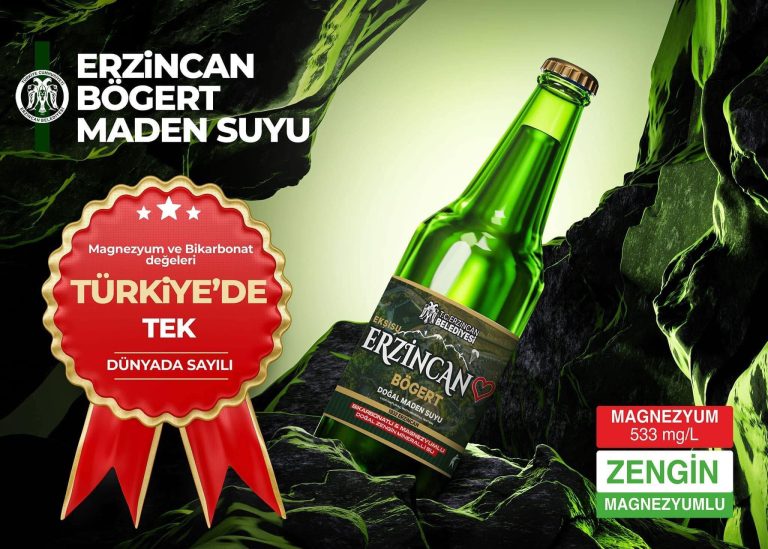 ERZİNCAN BÖGERT MADEN SUYU ARTIK DÜNYAYA PAZARINDA
