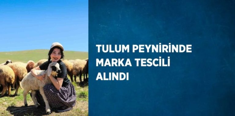  ERZİNCAN TULUM PEYNİRİNİN MARKA TESCİLİ DE ALINDI.