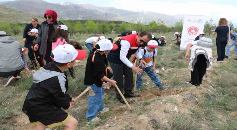 BAYBURT ÜNİVERSİTESİ ÖĞRENCİLERİ FİDANLARI TOPRAKLA BULUŞTURDU