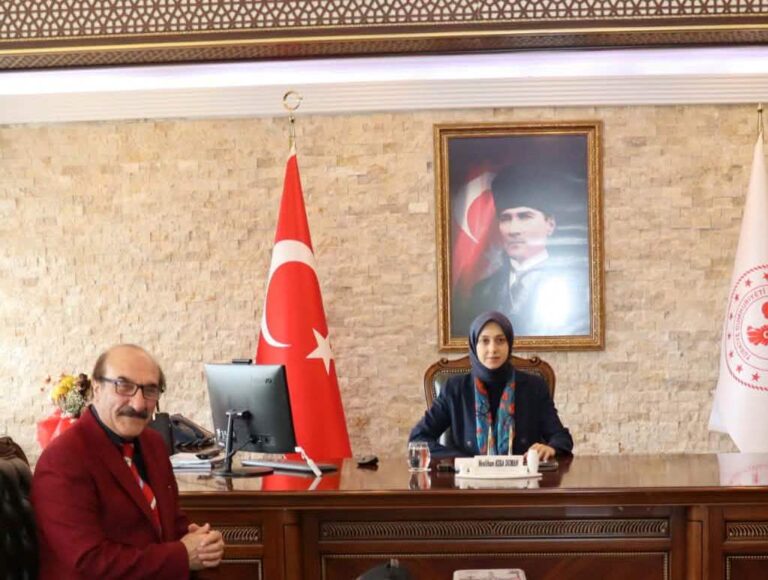 TERCAN CEM  EVİ VAKFI’NDAN KAYMAKAM KISA DUMAN’A ZİYARET