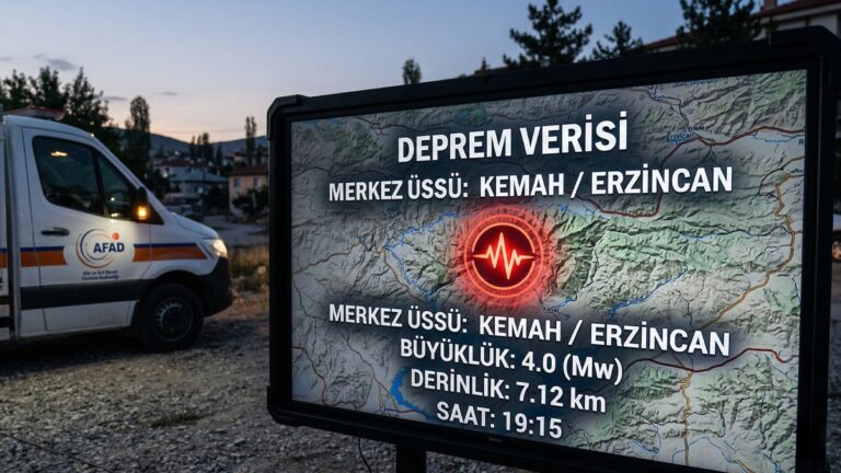 KEMAH’TA 4.0 BÜYÜKLÜĞÜNDE DEPREM PANİĞİ